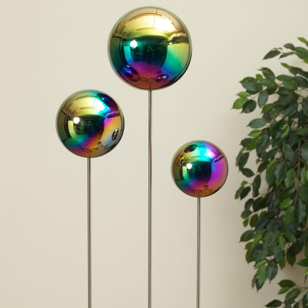 The Gerson Company Assorted Yard Stake in Multicolor (Set of 3) NFM