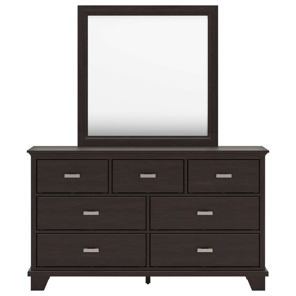 Ashley Covetown 4-Piece Full Bedroom Set in Dark Brown, , large