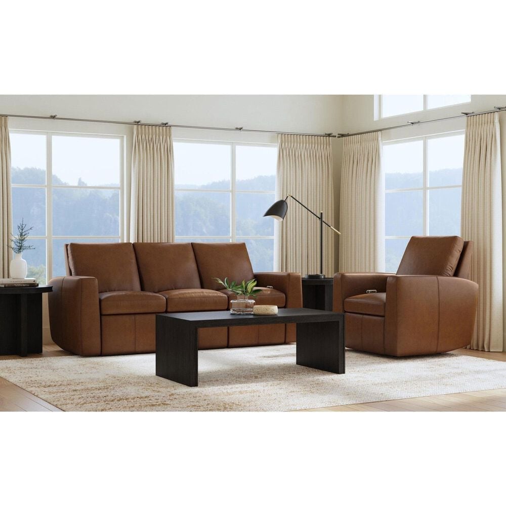 Flexsteel Aria Leather Power Recliner in Sedona, , large