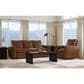 Flexsteel Aria Leather Power Recliner in Sedona, , large