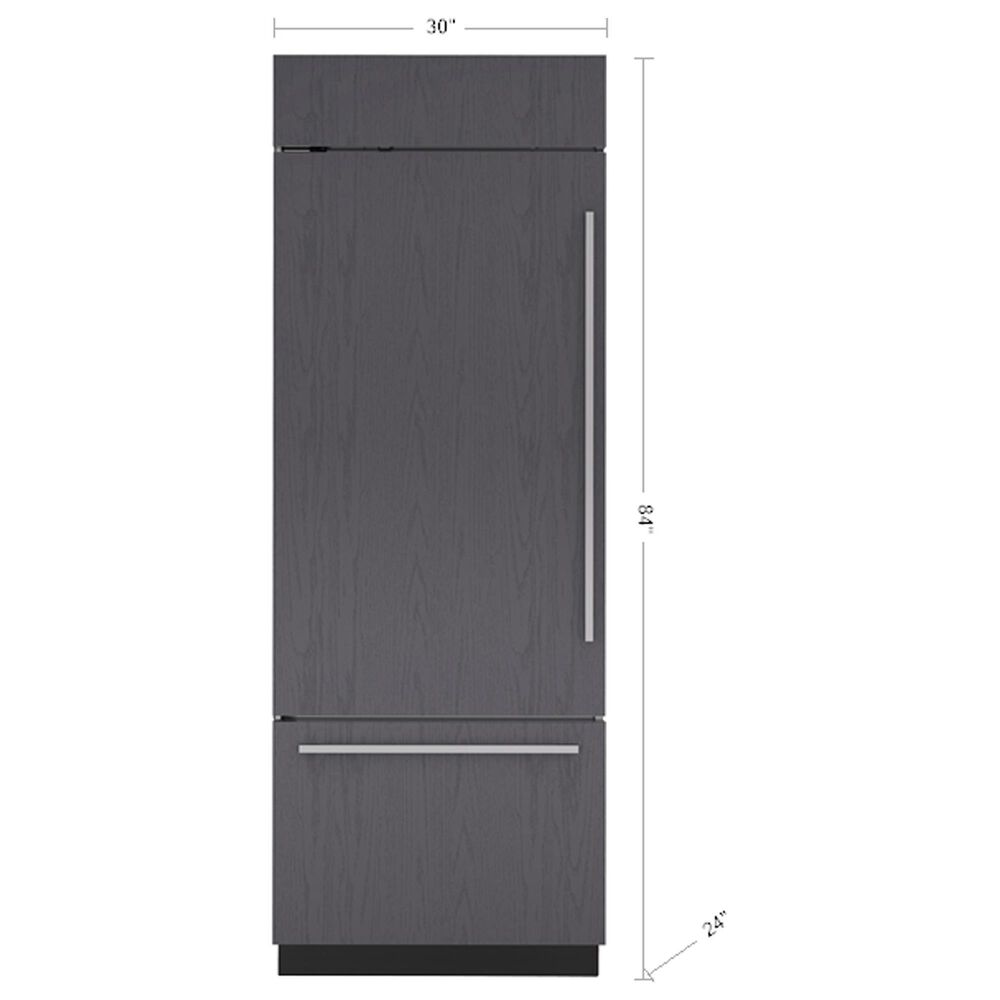 Sub Zero 30&quot; Classic Over-and-Under Refrigerator/Freezer with Internal Dispenser, , large