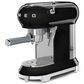 Smeg 33.81 Oz Espresso Manual Coffee Machine in Black and Polished Chrome, , large