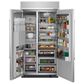 KitchenAid 25.1 Cu. Ft. Side By Side Built-In Refrigerator in Stainless Steel, , large