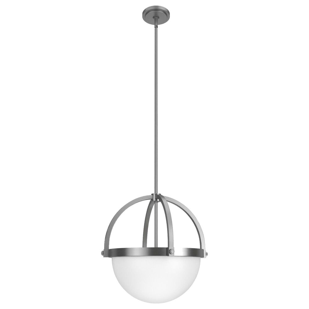 Hunter Wedgefield 3-Light Pendant in Brushed Nickel, , large