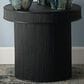 Splendor Living Uxbridge Bamboo Accent Side Table in Black, , large