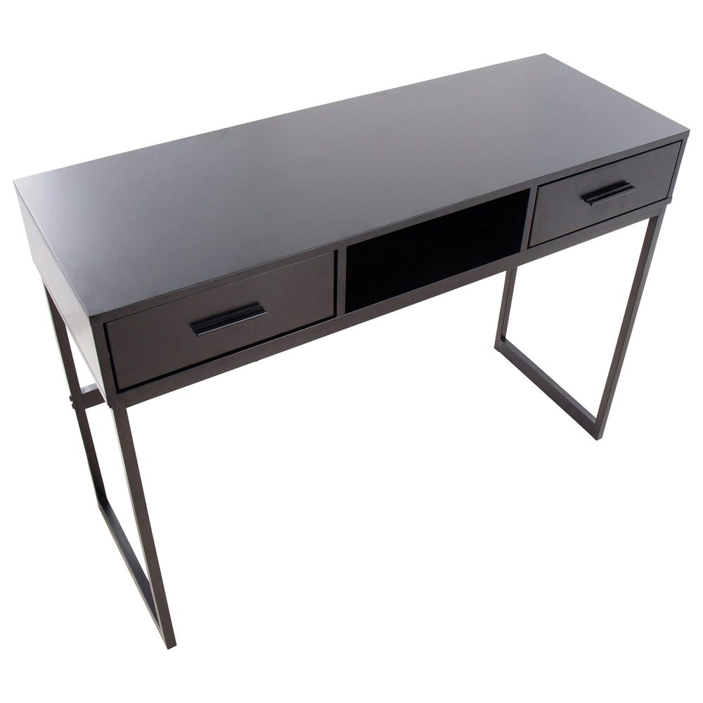 Lumisource Franklin Console Table in Black, , large