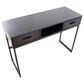 Lumisource Franklin Console Table in Black, , large