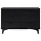 Walker Edison Sloane 6-Drawer Dresser in Black, , large