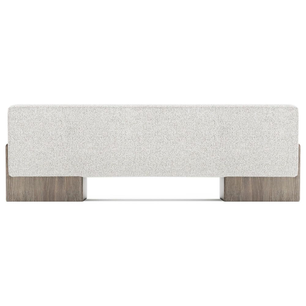 Bernhardt Monolith Upholstered Bench in Wirebrushed Oak, , large