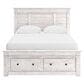 Ashley Makidern Queen Storage Bed with Six Drawers in Whitewash, , large