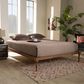 Baxton Studio Iseline Full Platform Bed Frame in Walnut Brown, , large