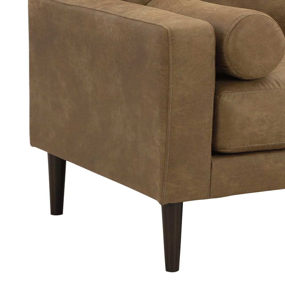 Ashley Telora Stationary Loveseat in Caramel, , large
