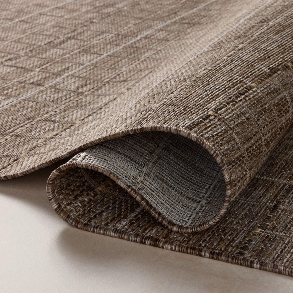Loloi II Birch 7&#39;10&quot; x 10&#39; Natural and Bark Indoor/Outdoor Area Rug, , large