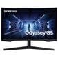 Samsung 34" Odyssey G5 Gaming Monitor with 1000R Curved Screen in Black, , large