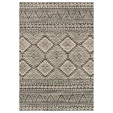 Loloi Emory 9"2" x 12"7" Graphite and Ivory Area Rug, , large