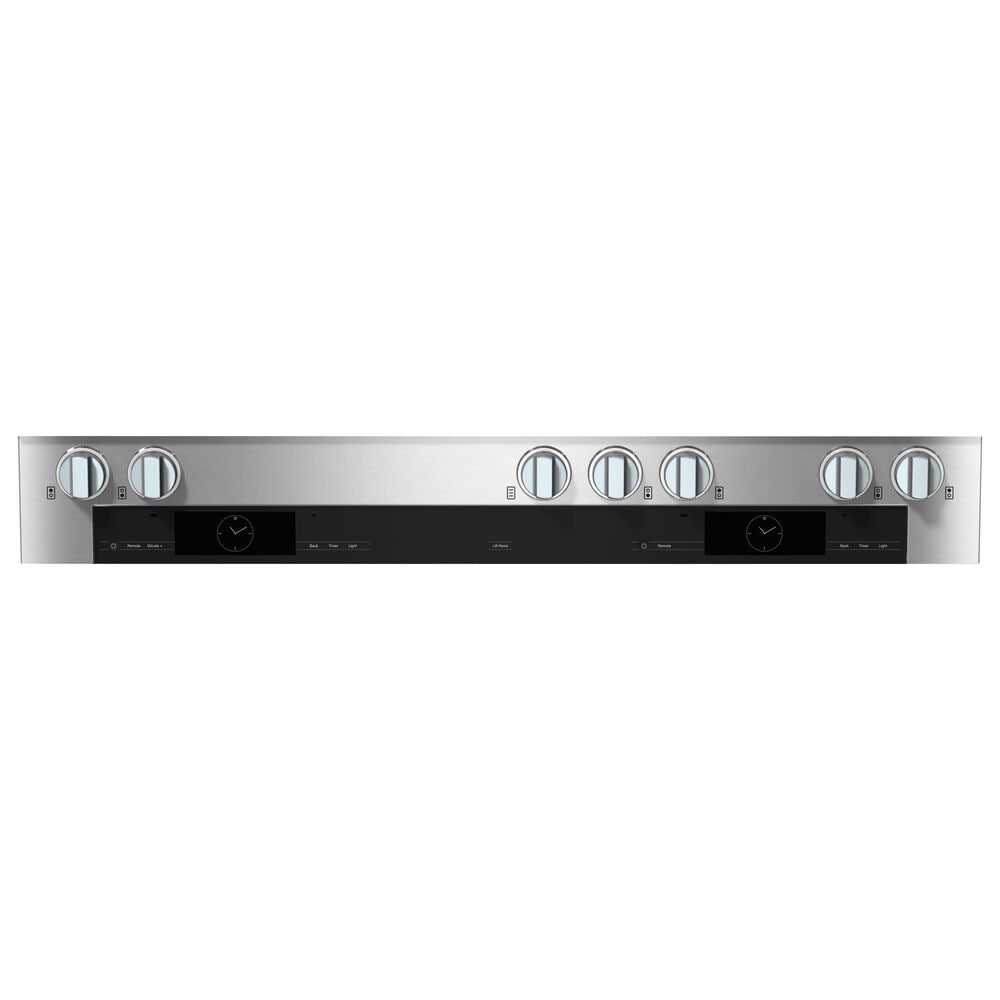Miele 48" Freestanding Natural Gas Dual Fuel Range with Broil-Griddle Cover in Stainless Steel and Black, , large