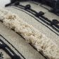 Rizzy Home Striped 14" x 26" Down Filled Pillow in Natural/Black, , large