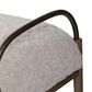 Four Hands Demi Accent Bench in Beige Shearling, , large