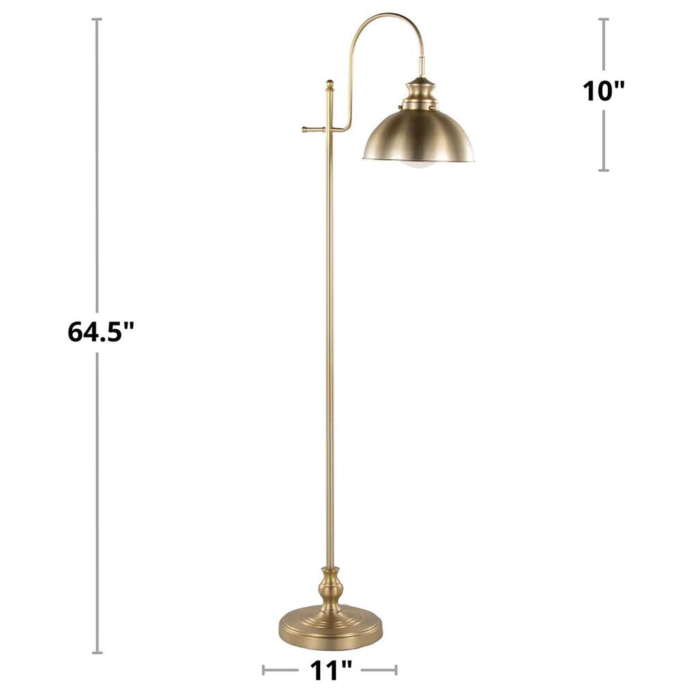 Grandview Gallery Emery Floor Lamp in Gold, , large