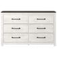 Ashley Gerridan 4-Piece Queen Bedroom Set in White and Gray, , large