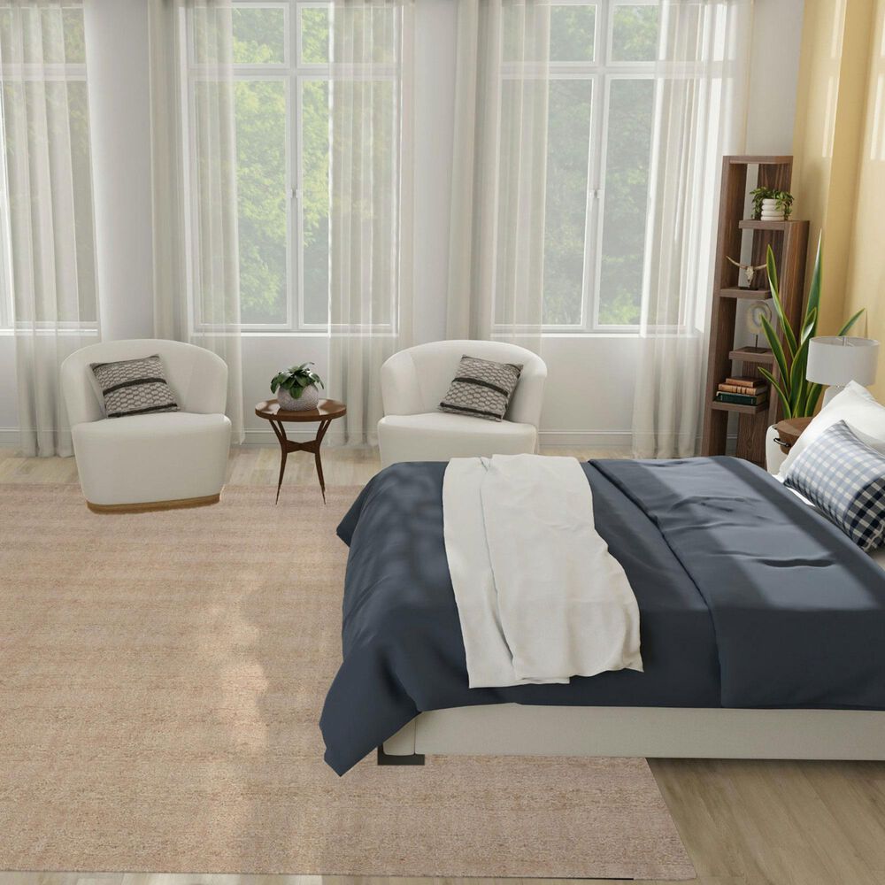 Nourison Calvin Klein Spun 9&#39;9&quot; x 13&#39;9&quot; Beige Area Rug, , large