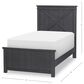 Legacy Classic Flatiron Twin Panel Bed with Trundle in Midnight, , large