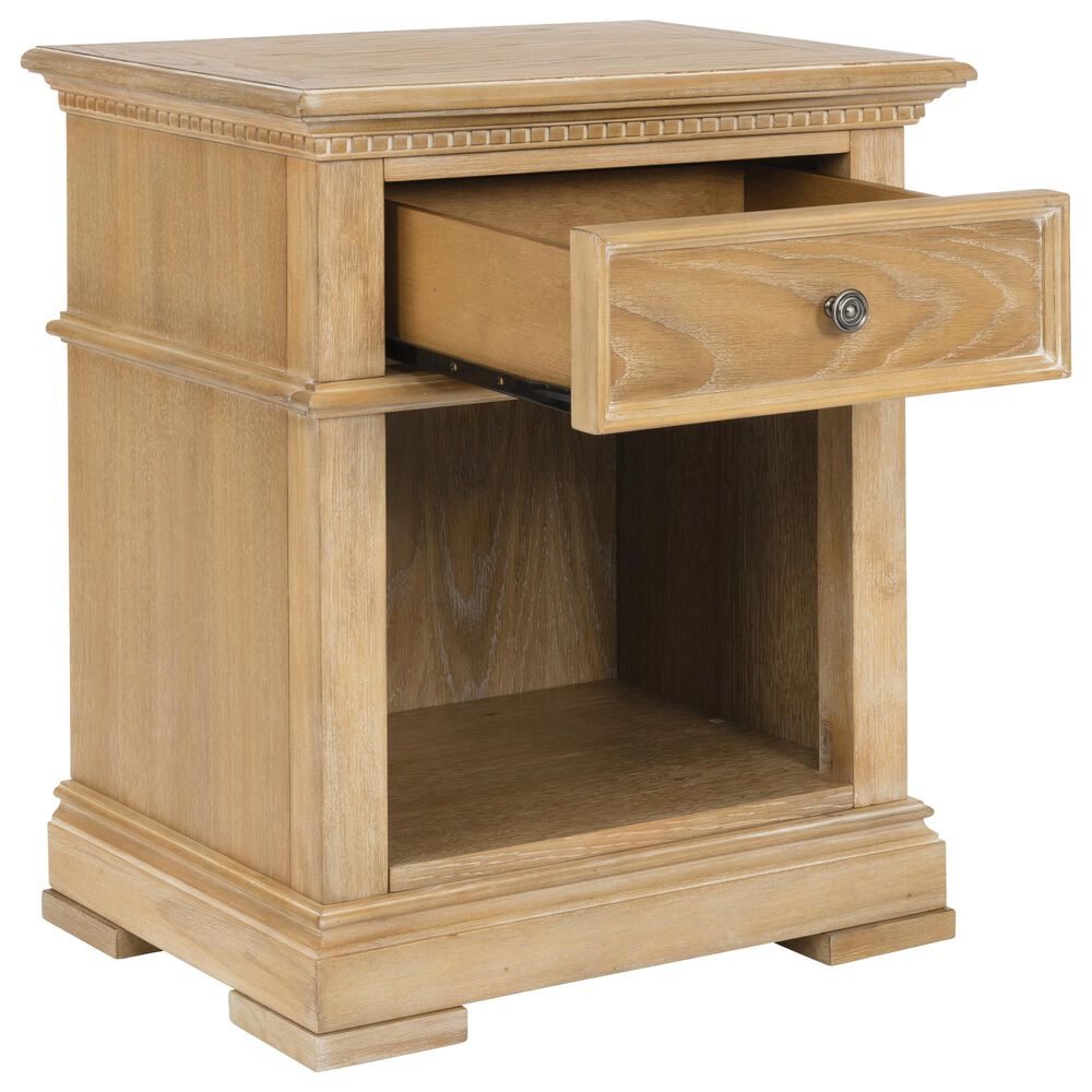 Homestyles Manor House 1 Drawer  1 Cubby Nightstand in Brown, , large