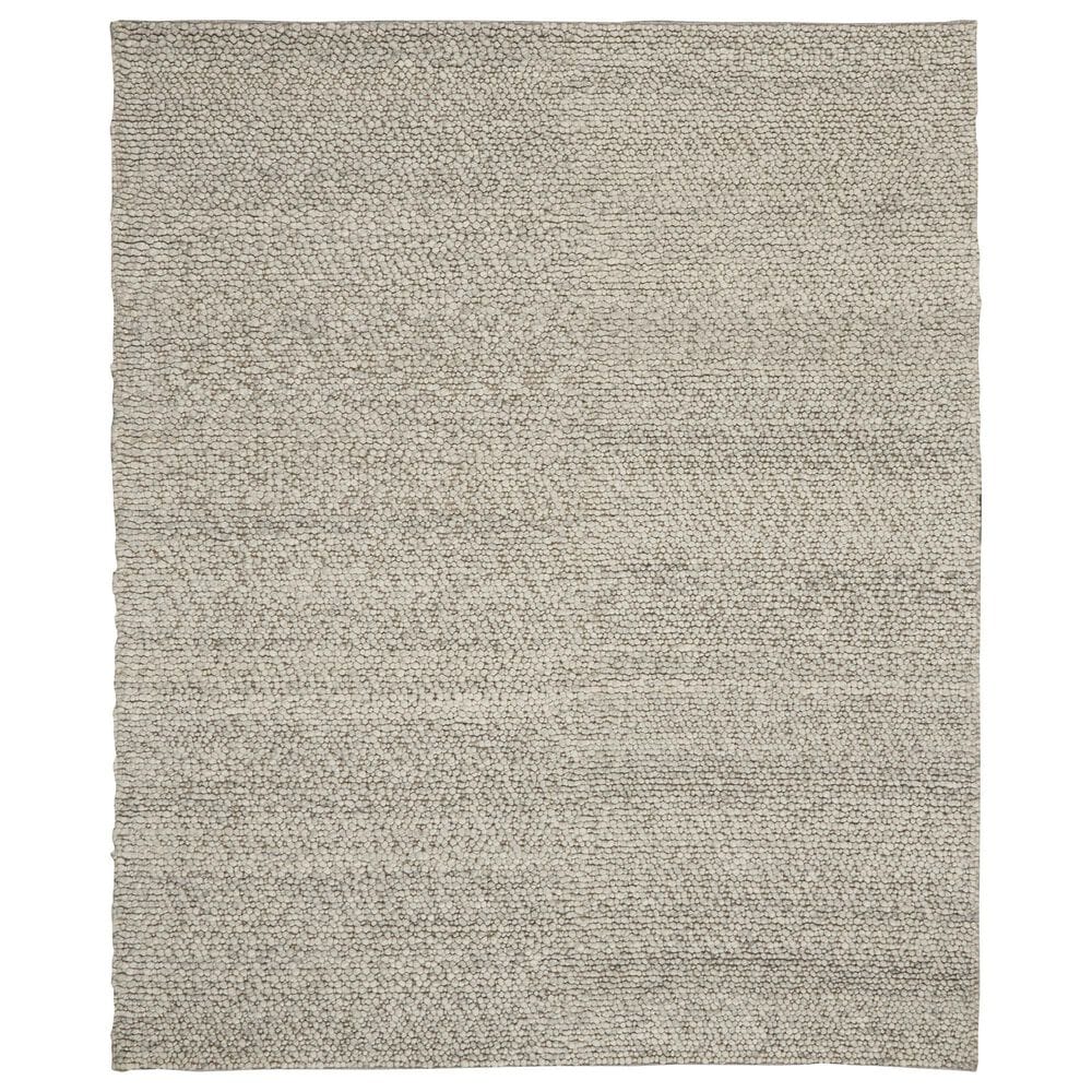 Nourison Riverstone Grey and Ivory 10" x 14" Area Rug, , large