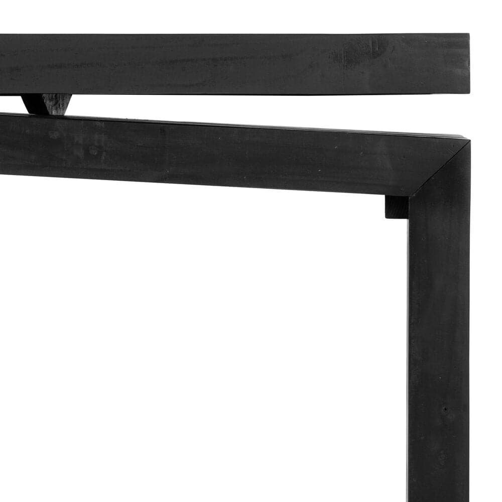 Four Hands Matthes Console Table in Aged Black Pine, , large