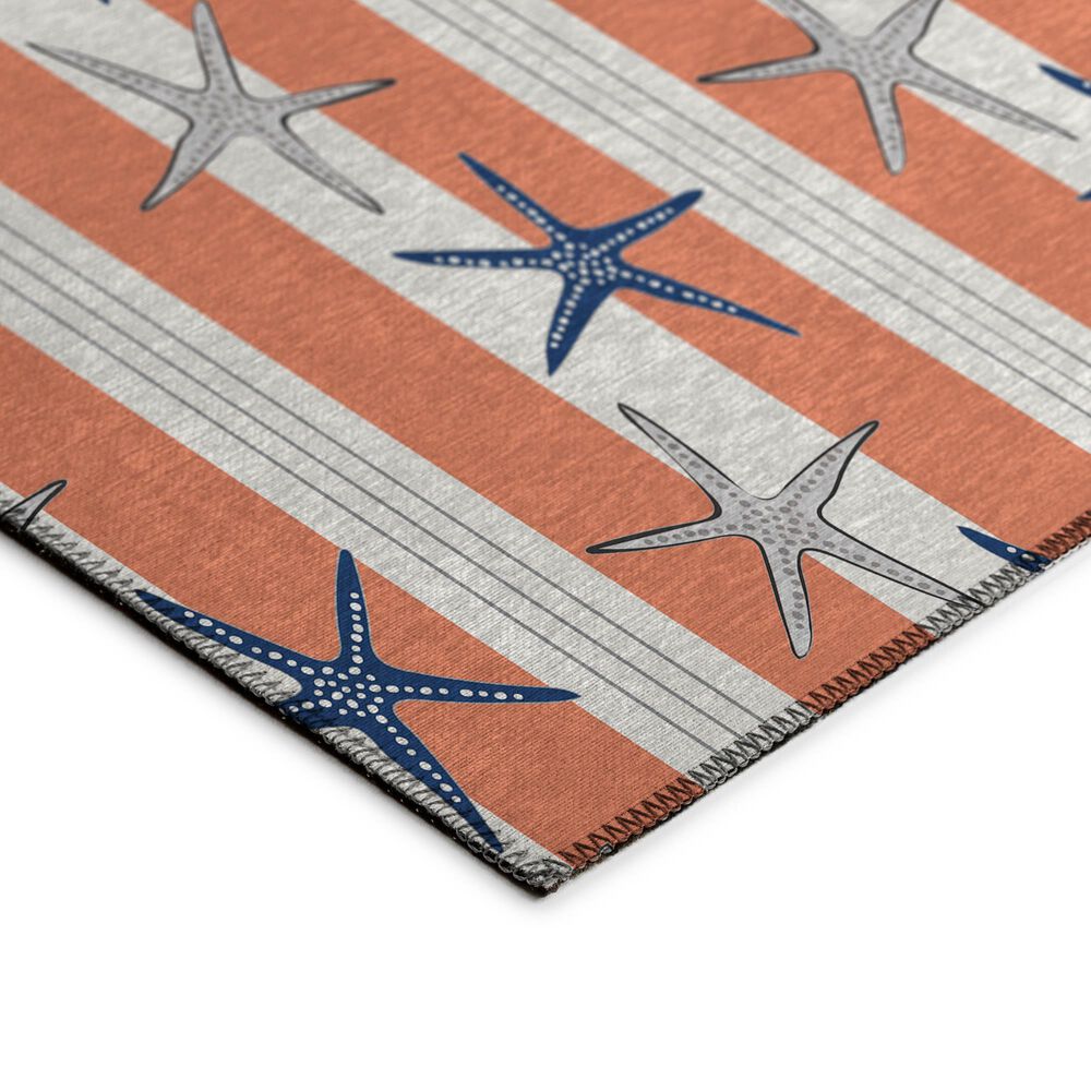 Dalyn Rug Company Seabreeze SZ12 2&#39;3&quot; x 7&#39;6&quot; Salmon Runner, , large