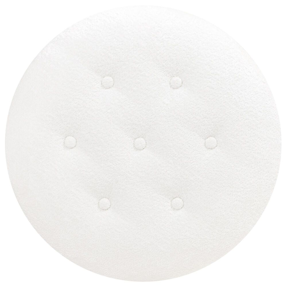 Jennifer Taylor Home Yolanda Standard Ottoman in Almond White and Ivory, , large