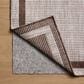 Loloi Easton Dove and Coffee 5"3" x 7"6" Indoor/Outdoor Area Rug, , large