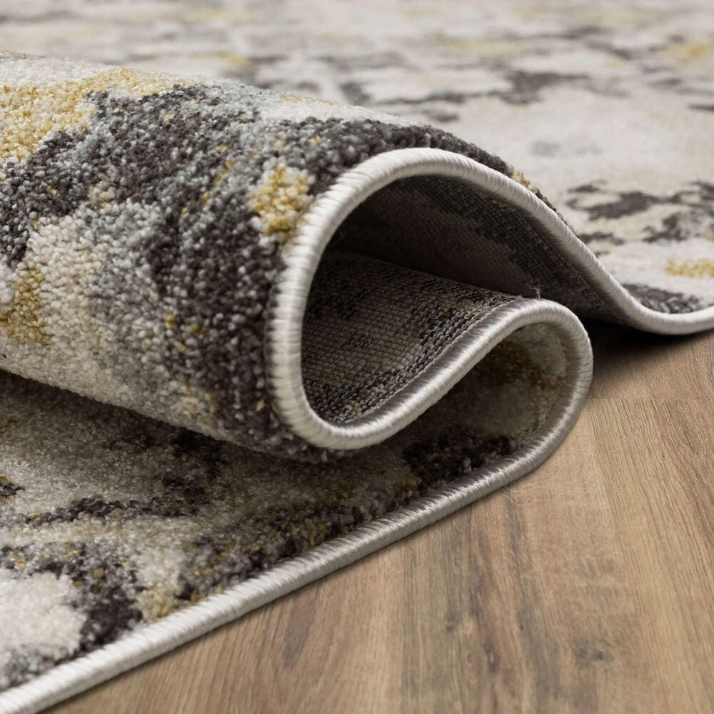 Karastan Windemere Transitional 2&#39;6&quot; x 10&#39; Gray Runner, , large