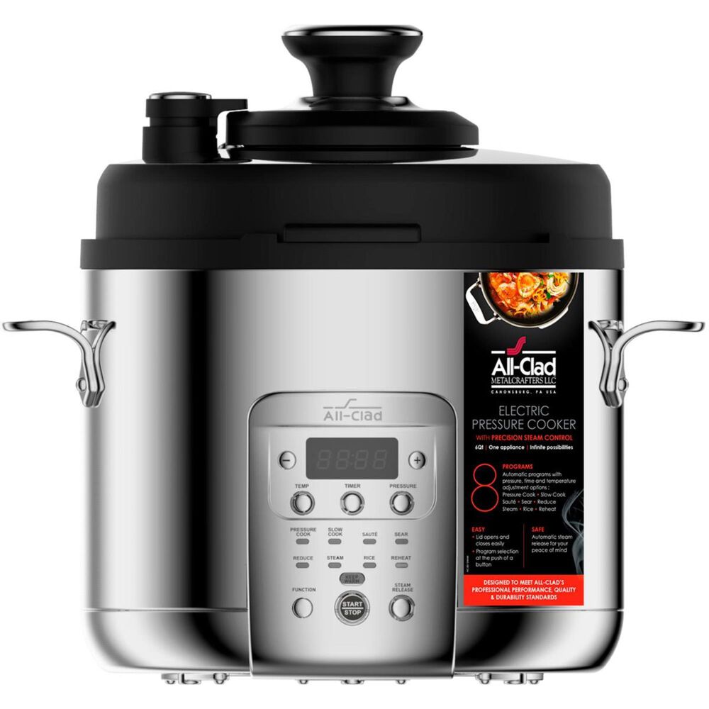 AllClad Electric Pressure Cooker with Precision Steam Control