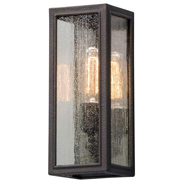 Troy Lighting Dixon 5" 1-Light Exterior Wall Sconce in Vintage Bronze, , large