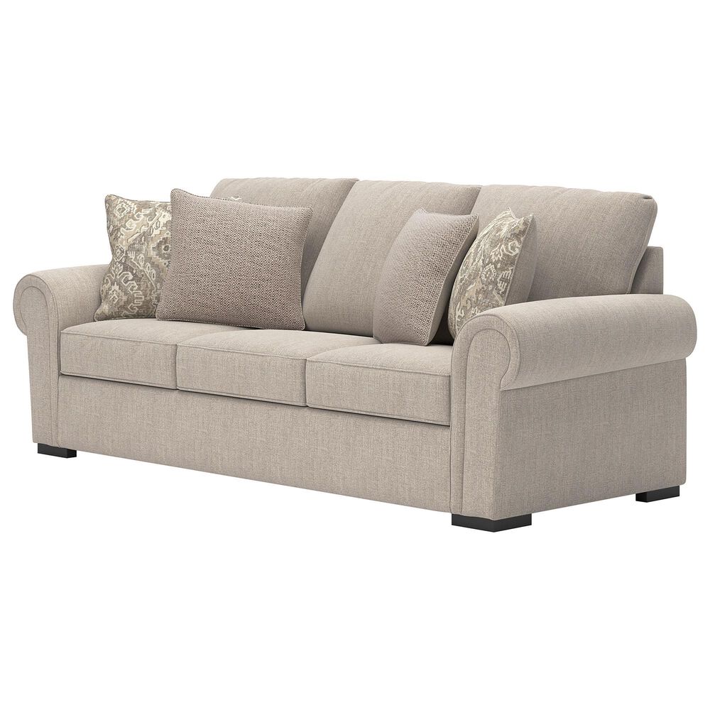 Ashley Sararose Stationary Sofa in Heather, , large