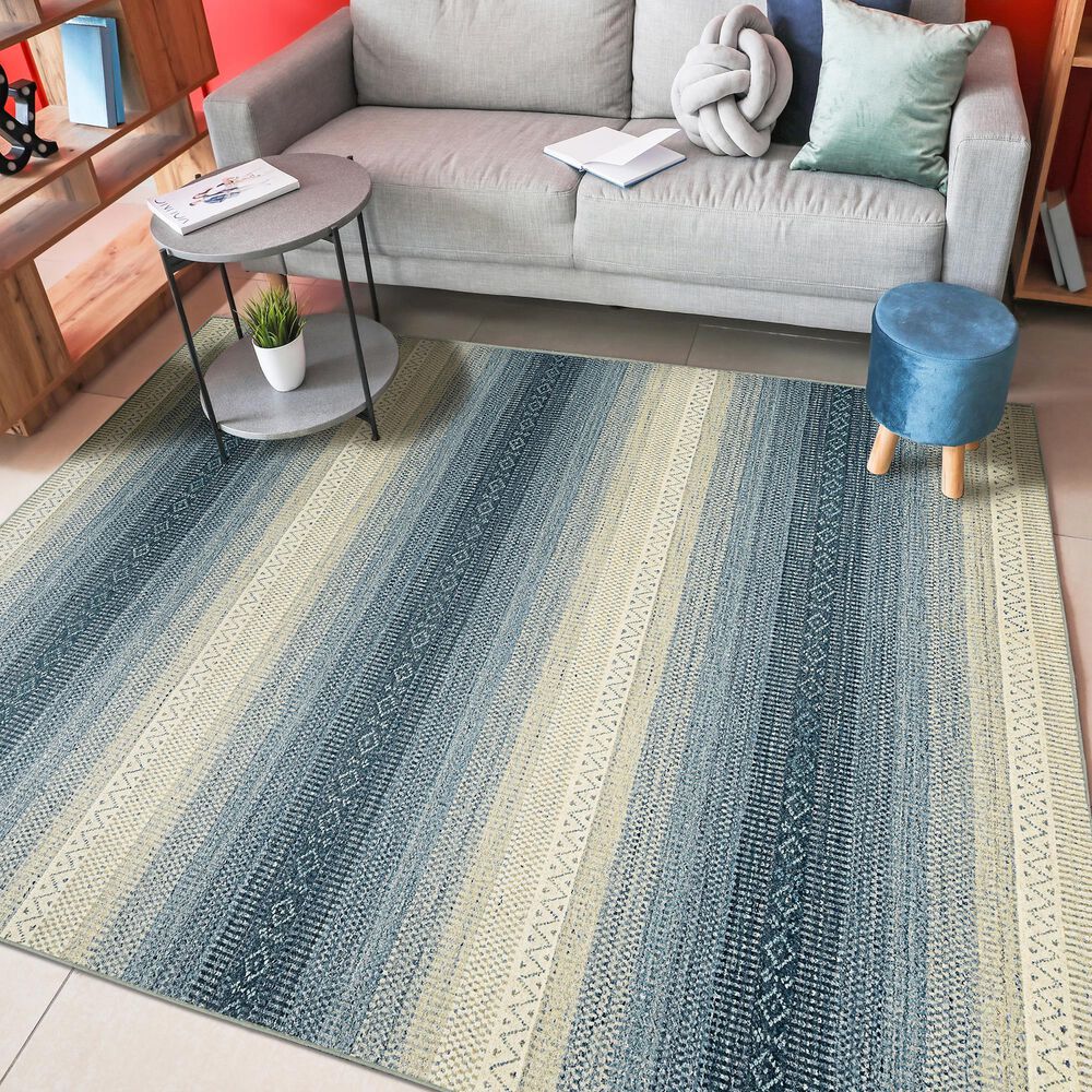 Radici USA Sondrio 2&#39; x 3&#39; Demin Area Rug, , large