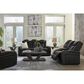 Ashley Caveman Den 2-Piece Power Reclining Living Room Set in Midnight, , large