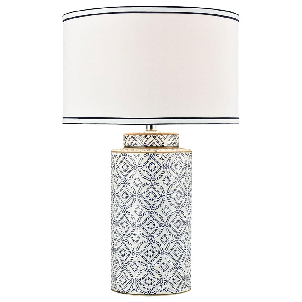 Stein World Ambert Table Lamp in Blue and White, , large