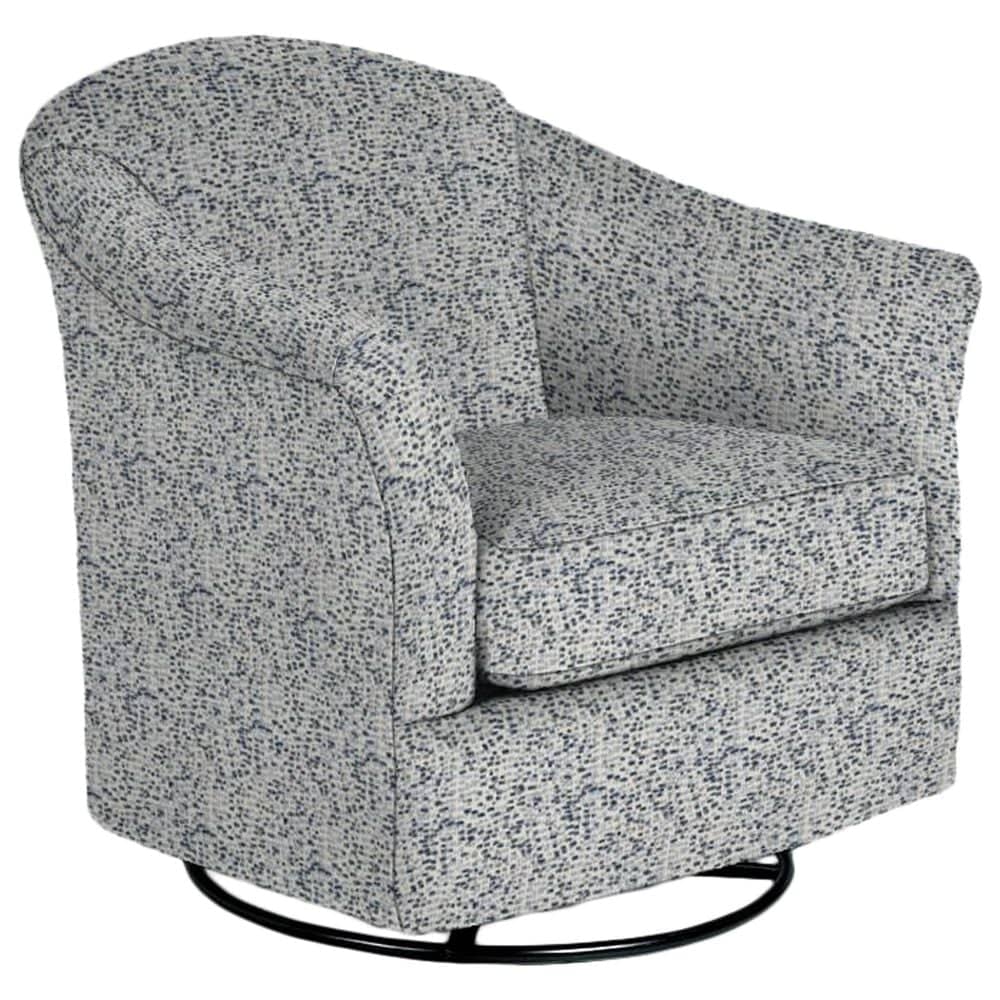 Best Home Furnishings Darby Swivel Glider Chair in Lapis, , large
