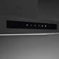 SMEG 30" Flat T-Shape Universal Brushed Hood in Matte Black, , large