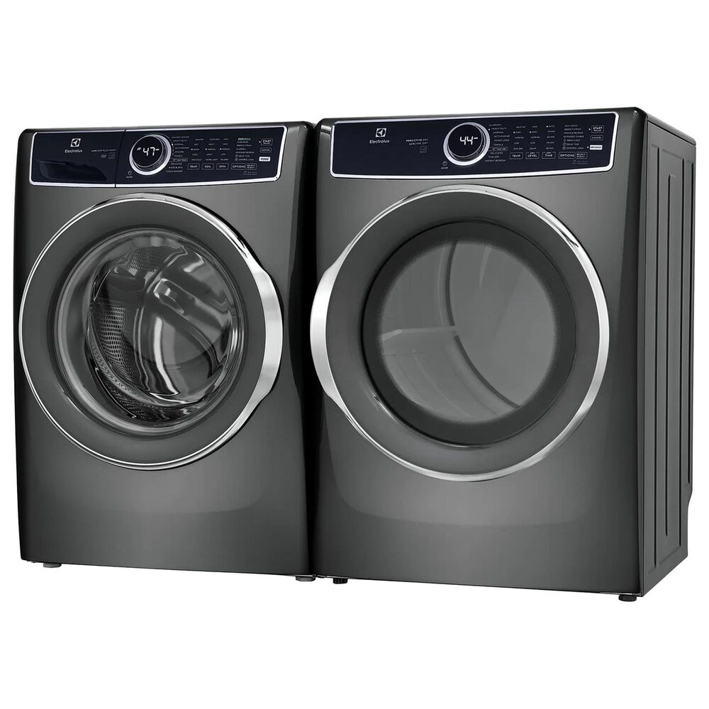 Electrolux 4.5 Cu. Ft. Front Load Washer and 8 Cu. Ft. Gas Dryer Laundry Pair in Titanium, , large
