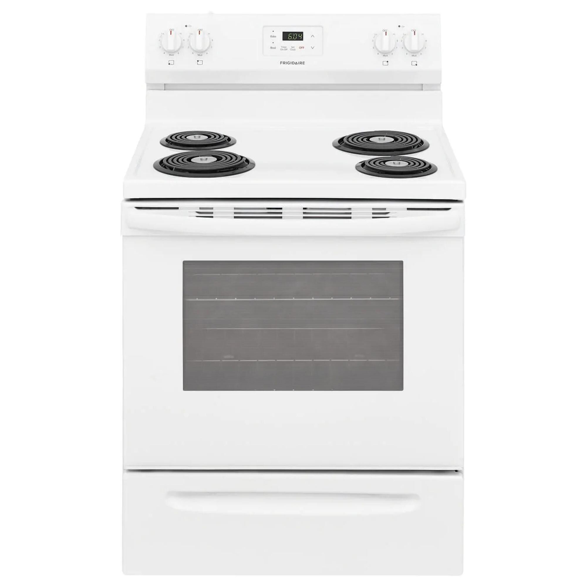 electric coil top range