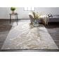 Feizy Aura 12" x 15" Beige and Gray Area Rug, , large