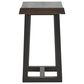 Steve Silver Jennings Live Edge Stool in Distressed Cherry and Ebony, , large