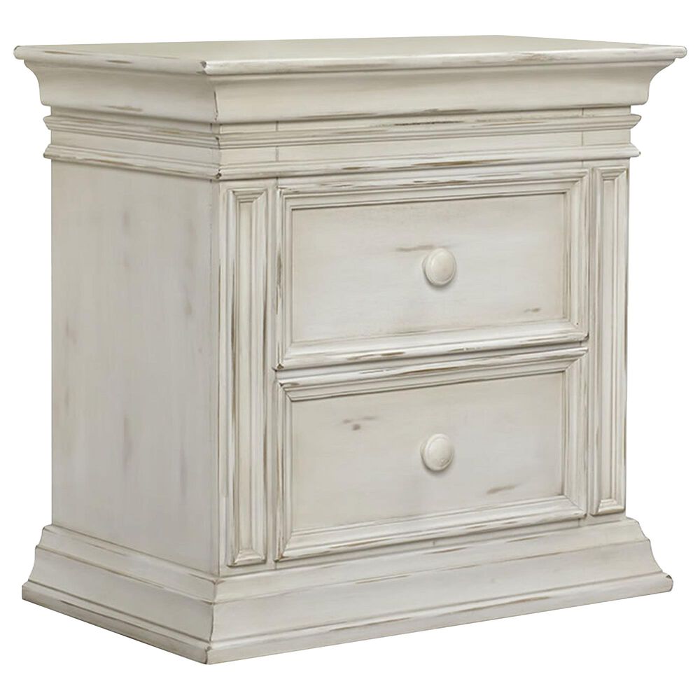 Munire Vienna 2 Drawer Nightstand in Antique White
