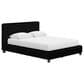 Ashley Zuraleus Queen Upholstered Platform Bed with Two Nightstands in Matte Black, , large