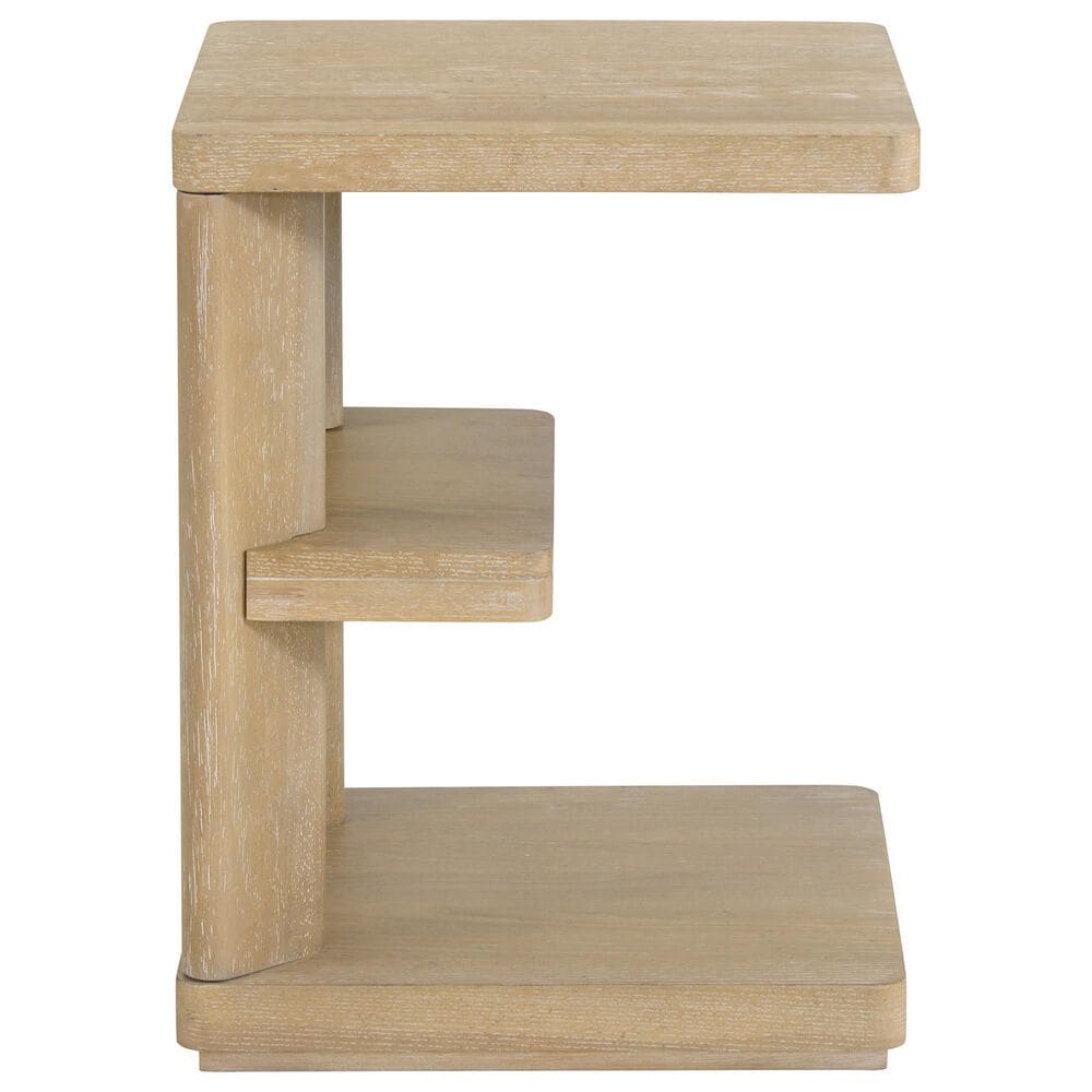 Golden Wave Furniture Pacific Grove Chairside Table in Sand Dune, , large