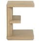 Golden Wave Furniture Pacific Grove Chairside Table in Sand Dune, , large
