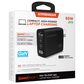 Hypercel SpeedBoost 65W Multi Travel Charger in Black, , large